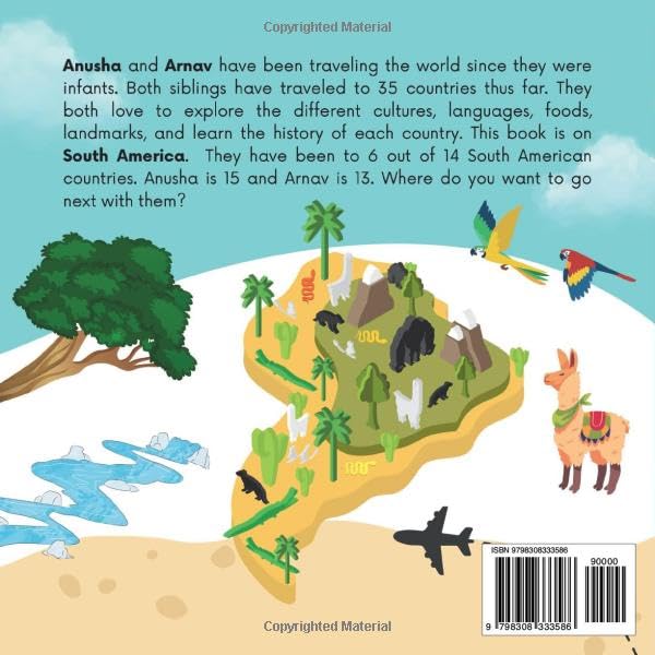 Let's Travel to South America - Childrens Book