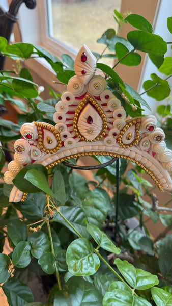 Toddler Girls Bengali Annaprashan Mukut