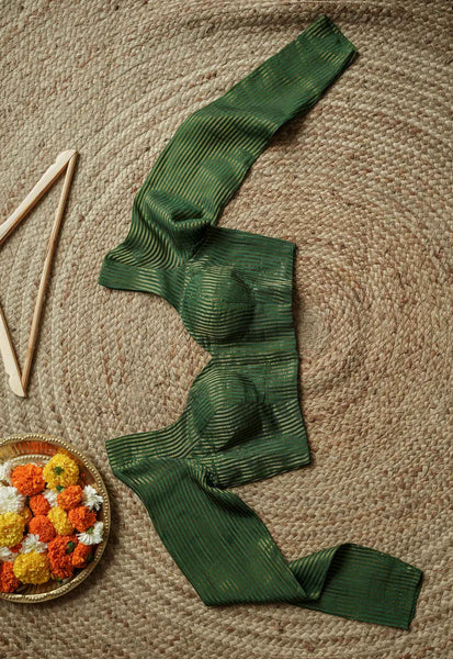 Green Full Sleeve Blouse