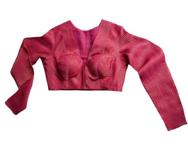 Pink Full Sleeve Blouse