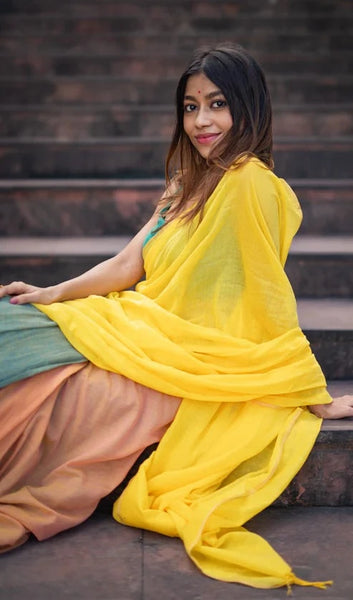 Sunbaked Handloom Woven Lightweight Cotton Sarees