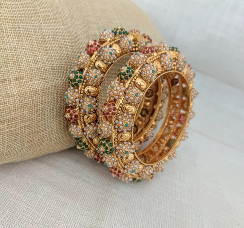 Jadau bangles best sale online