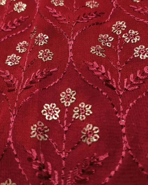 Gorgeous Red Georgette Readymade Blouse