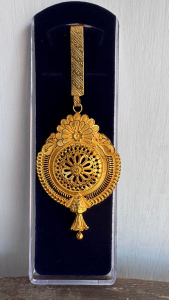 Bengali Citigold Filigree Waist Key Chain- Chabi Challa