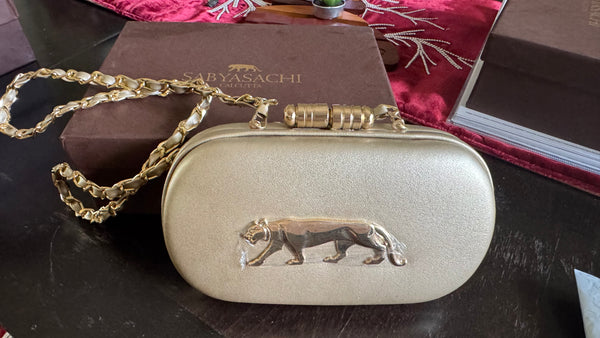 Sabyasachi Inspired Clutch Gold