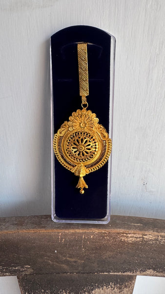 Bengali Citigold Filigree Waist Key Chain- Chabi Challa