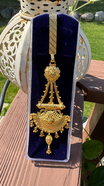 Bengali Citigold Filigree Waist Key Chain- Chabi Challa