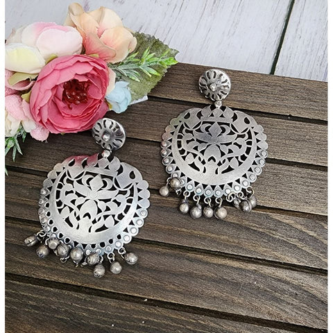 Anthara silver look alike German Silver earrings