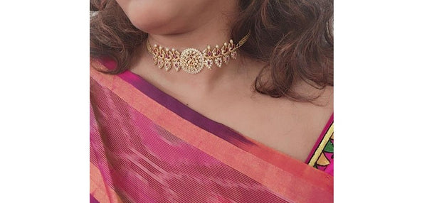 Handcrafted Goldplated Choker Necklace Set
