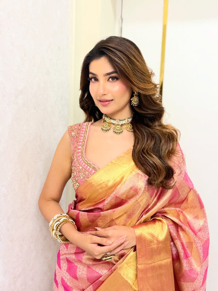 Kundan Polki Bridal Necklace: Ruby, Green Meenakari,