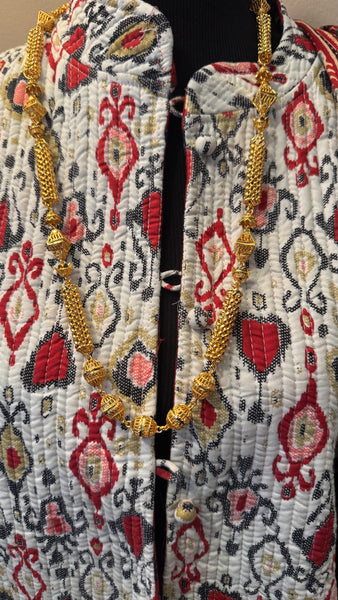 Citigold Goldplated Long Filigree Necklace