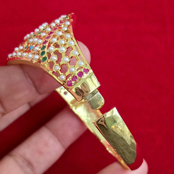 Gold-plated Jadau openable Bracelet( 1Pc)