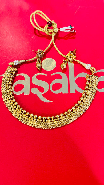 Citigold Gold Plated Necklace with Earrings