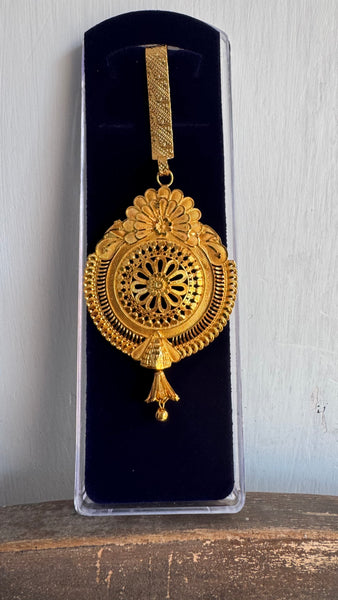 Bengali Citigold Filigree Waist Key Chain- Chabi Challa