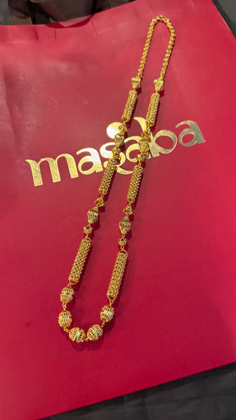 Citigold Goldplated Long Filigree Necklace