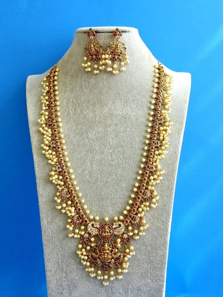 Kemp Goddess Lakshmi Temple Necklace Set