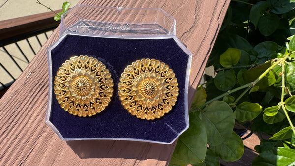 Citigold Gold Plated Stud Earrings
