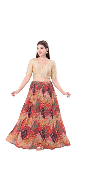 Light Gold Dupion Silk Padded Front Open Elbow Sleeves Readymade Blouse