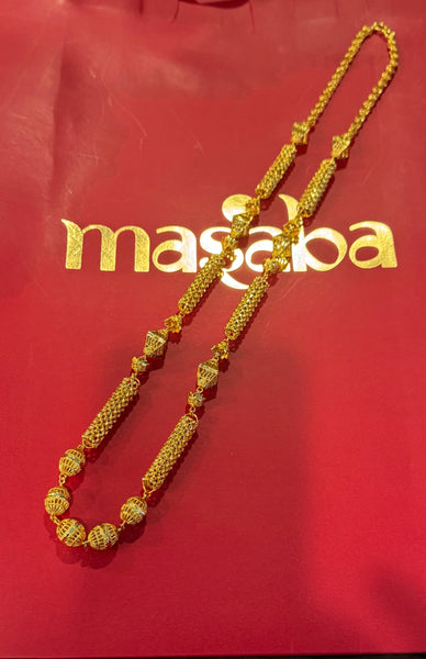 Citigold Goldplated Long Filigree Necklace