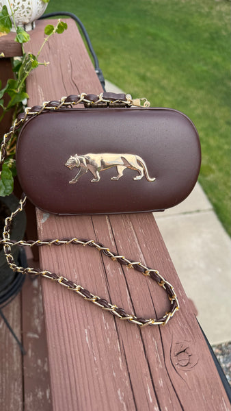 Sabyasachi Inspired Clutch Deep Brown