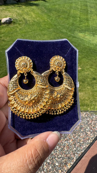 Citigold Gold Plated ChandBaali Earrings