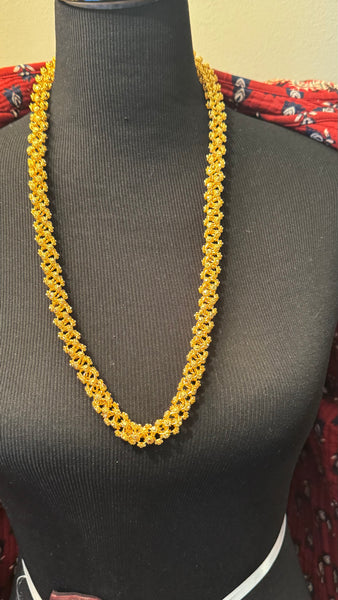 Citigold Goldplated wider width Long Filigree Necklace