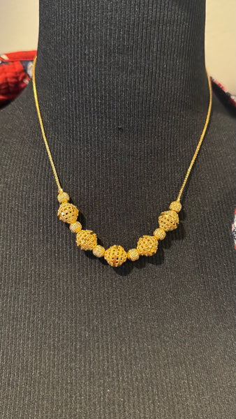 Citigold Goldplated Necklace with Earring Set