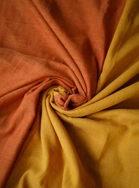 Gingerbread Handloom Woven Lightweight Cotton Sarees