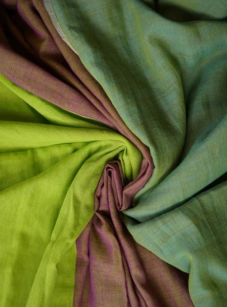 Vintage Forest Handloom Woven Lightweight Cotton Sarees