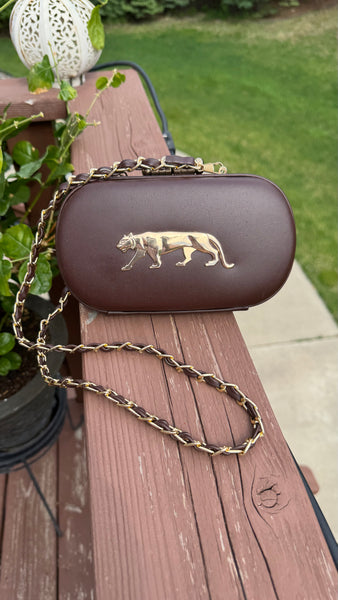 Sabyasachi Inspired Clutch Deep Brown