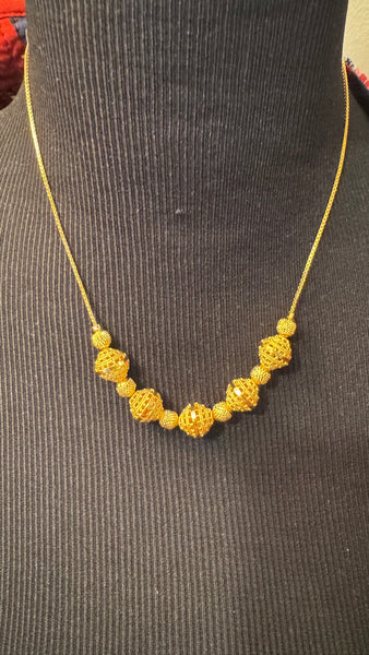 Citigold Goldplated Necklace with Earring Set