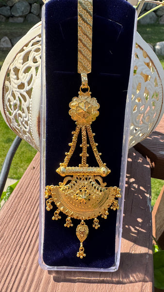 Bengali Citigold Filigree Waist Key Chain- Chabi Challa