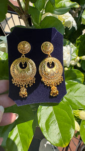 Citigold Gold Plated ChandBali Earrings