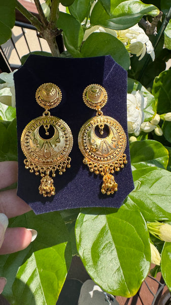 Citigold Gold Plated ChandBali Earrings