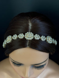 Kundan Head Band/Sheesh Phool tikka