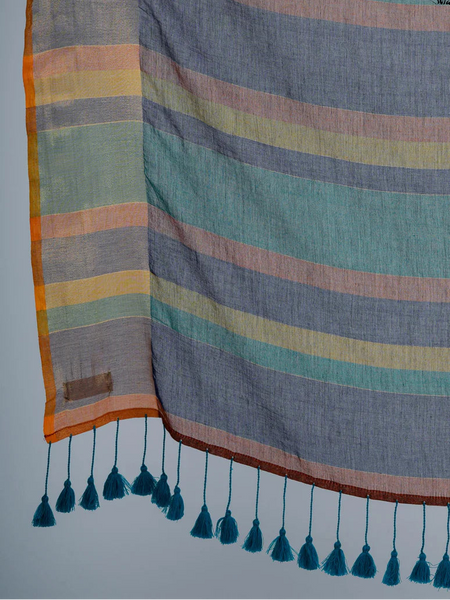 Multicolor Cotton Saree