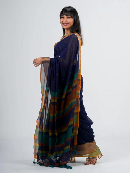 Multicolor Cotton Saree