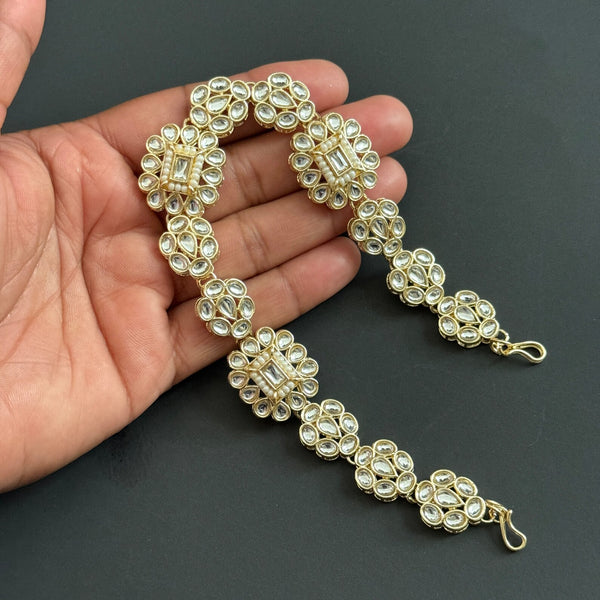 Kundan Head Band/Sheesh Phool tikka