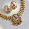 Ruby Gold Polki Kundan necklace