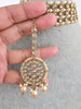 Champagne White Antique Polki Kundan Choker Necklace