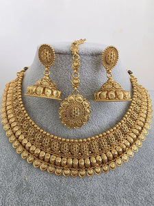 Antique Mukut Gold Bridal Necklace
