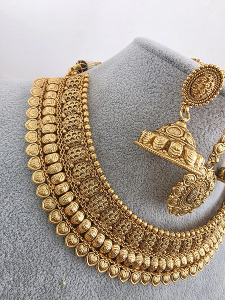 Antique Mukut Gold Bridal Necklace