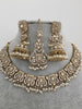 White Pearl stone Necklace Set