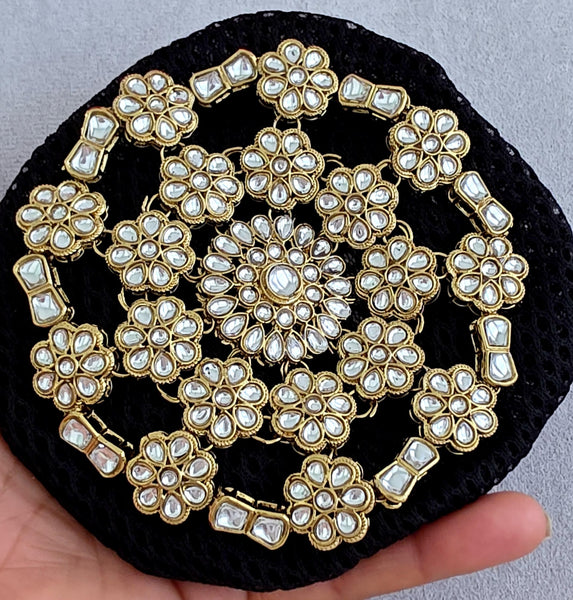 Bridal Kundan Hair Bun