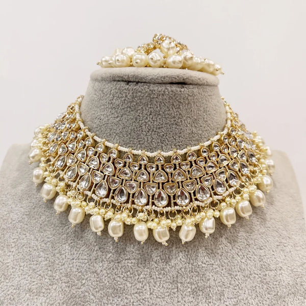 Punjabi Bridal Kundan Necklace Set