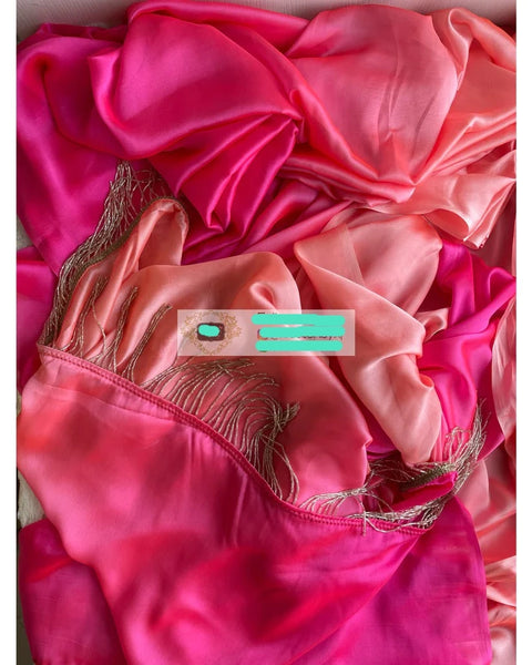 Pink Paradise Ombré Saree