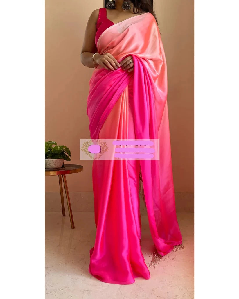 Pink Paradise Ombré Saree