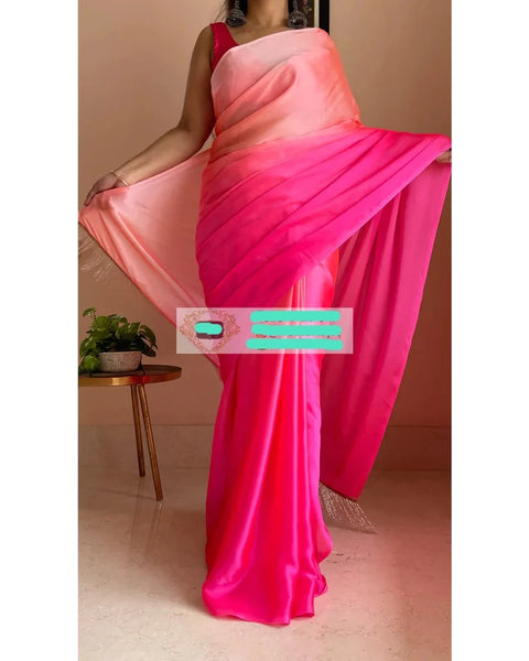 Pink Paradise Ombré Saree