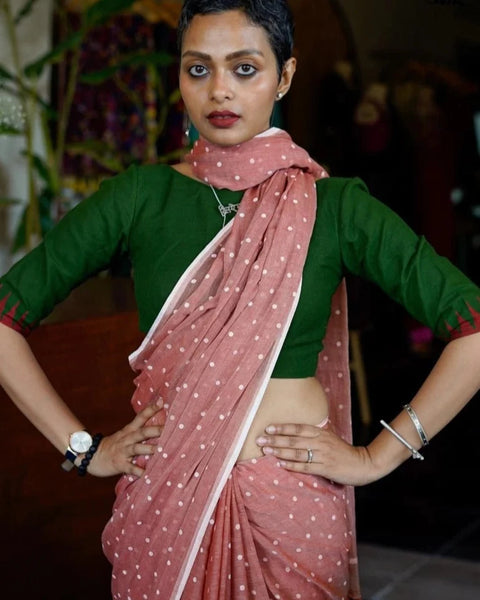 Readymade Gorgeous Green Cotton Blouse