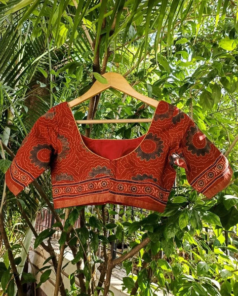Readymade Red Viscose Blouse